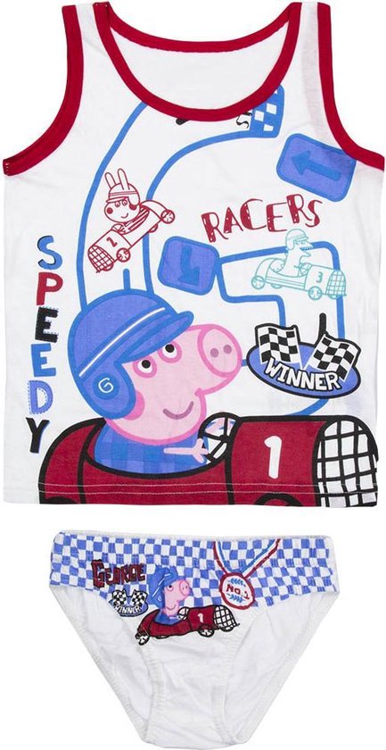 Peppa Pig wit ondergoedsetje maat 116/128 bol