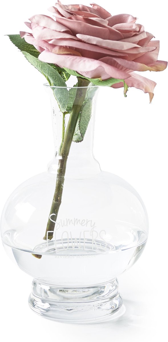 Rivi&egrave;ra Maison Flower Vase Summary Flowers - Vaas - Glas