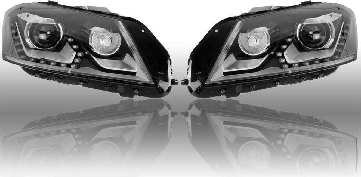 Bi-Xenon-Scheinwerfer-Set LED TFL für VW Passat B7 - mit elektr. Dämpferregelung