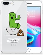 Siliconen Bumper Hoesje iPhone 7 Plus | 8 Plus Cactus Poo