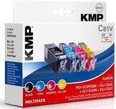 KMP C81V inktcartridge Zwart, Cyaan, Magenta, Geel Multipack 1 stuk(s)