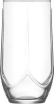 Aizona Waterglas 405 ml Fraai Design - 6 Stuks
