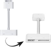 Digitale AV HDMI-adapter naar HDTV, geschikt voor nieuwe iPad (iPad 3) / iPad 2 / iPad / iPhone 4 & 4S / iPod Touch 4 (wit)