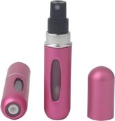 Parfumflesje - Parfumflesje voor in vliegtuig - Hervulbaar - Navulbare Parfum Verstuiver - Voor op reis - Lipstick formaat - 5ML - Roze