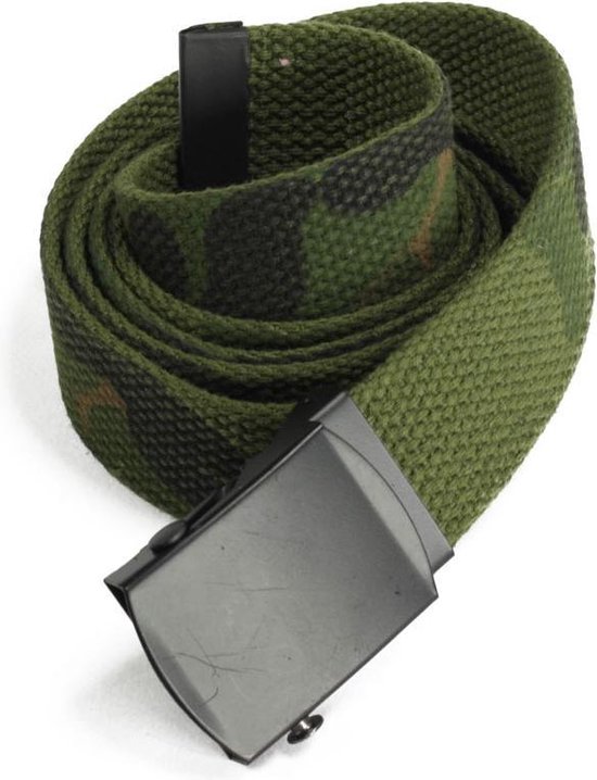 Fostex Garments - Web belt with Zwart buckle (kleur: Woodland / maat: NVT)