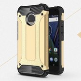 Armor Hybrid Case Motorola Moto G5S Plus - Goud