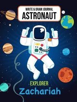Write & Draw Astronaut Explorer Zachariah