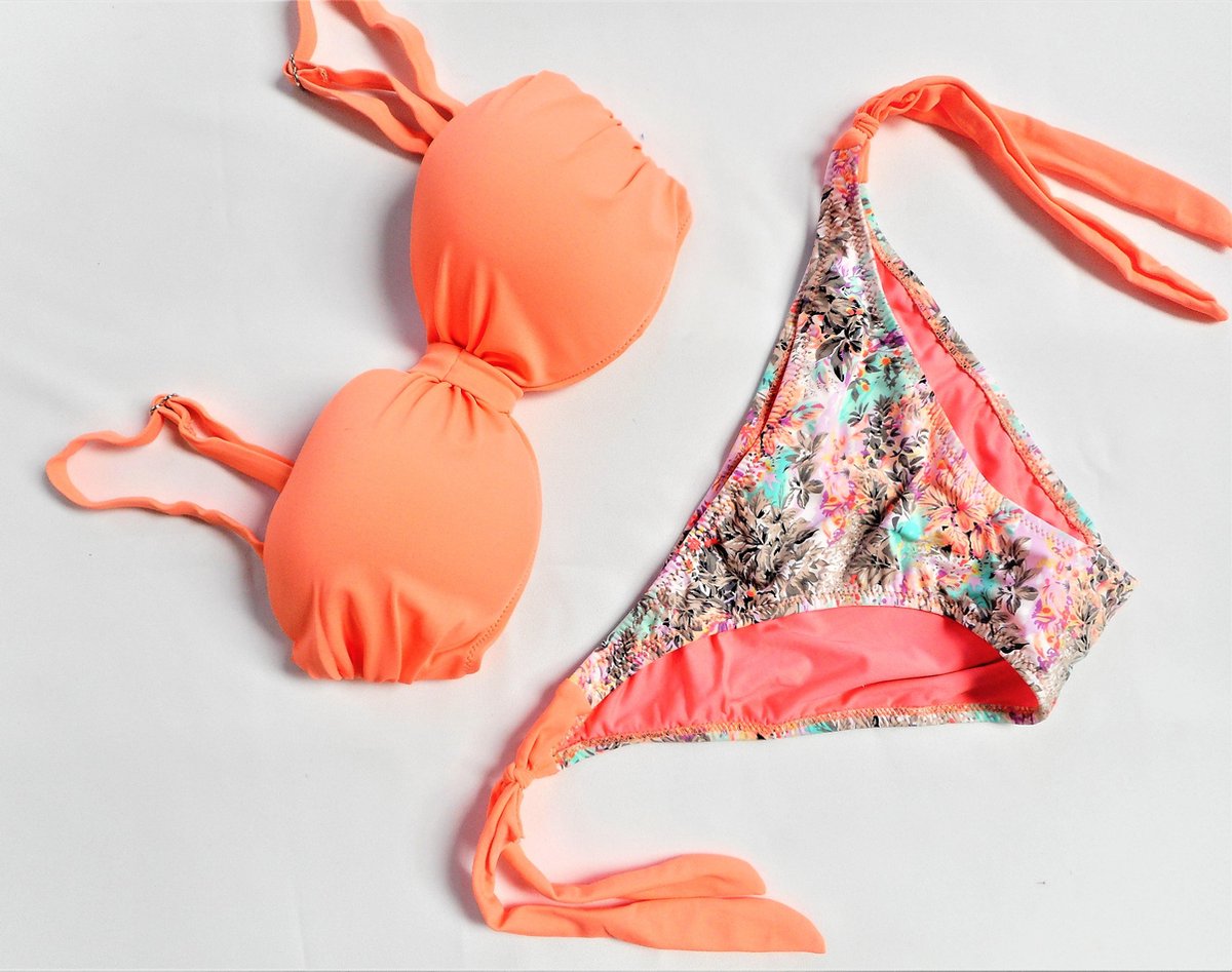 laden Trouwens Schep Push Up Bikini Oranje - Maat S/M ( maximizer bikini) | bol.com
