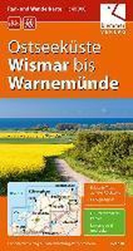 Ostseeküste Wismar bis Warnemünde 1 : 40 000 Rad- und Wand ... - cover