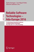 Lecture Notes in Computer Science 9695 - Reliable Software Technologies – Ada-Europe 2016