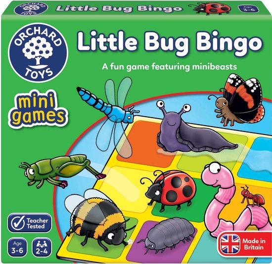 Afbeelding van het spel Orchard Toys Mini Game Little Bug Bingo