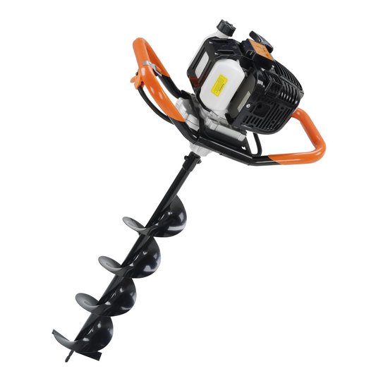 TIMBERPRO – Grondboor - Benzine - 52cc - 3 boren 100/150/200 mm - verlengstuk 30cm