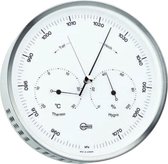Barigo 350 Weerstation - barometer thermometer hygrometer - edelstaal - witte wijzerplaat - ø 16 cm met grote korting