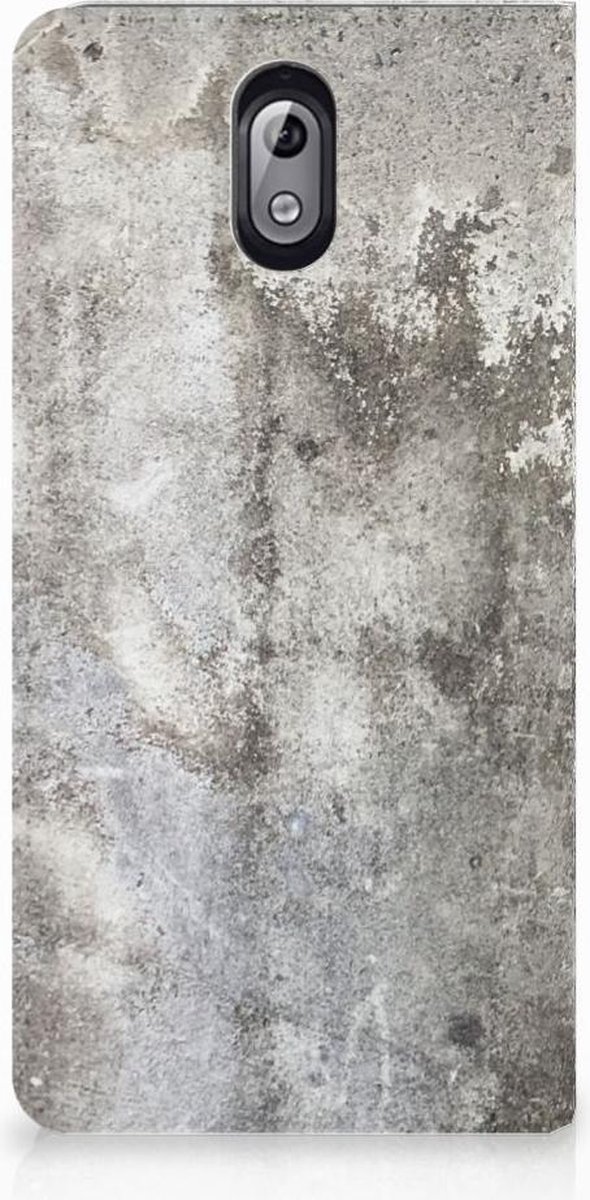 Nokia 3.1 (2018) Standcase Beton Print