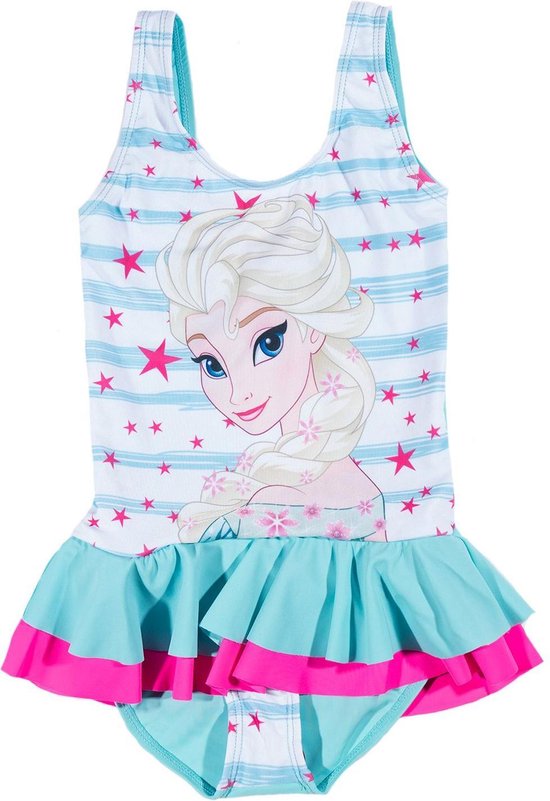 Mening Mening Defilé Disney-Frozen-Zwempak-lichtblauw-maat-140 | bol.com