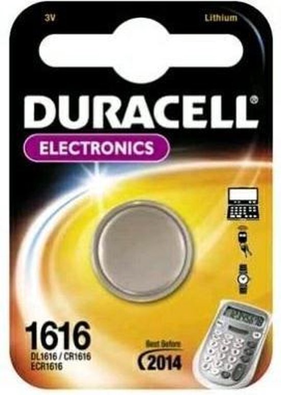 Duracell 1616 huishoudelijke batterij Single-use battery CR1616 Lithium |  bol.com