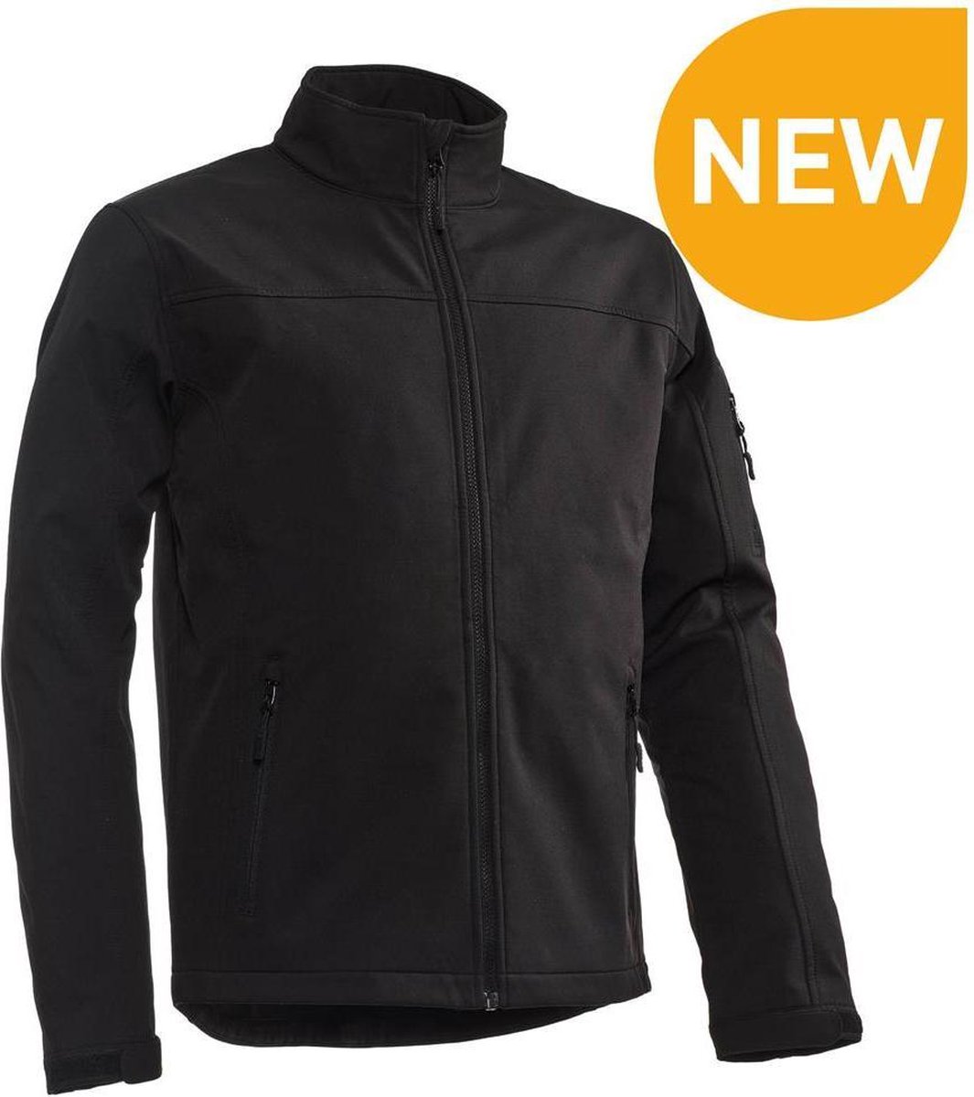 Santino Santo Dames Softshell stretch Zwart