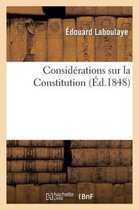 Considerations Sur La Constitution