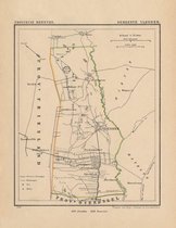 Historische kaart, plattegrond van gemeente Vledder in Drenthe uit 1867 door Kuyper van Kaartcadeau.com