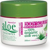 Pharmaid Aloe Treasures Natuurlijke  Body Scrub Peeling met 100% Organic Aloë Vera 200ml