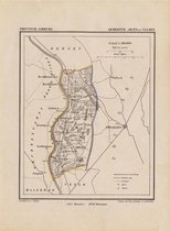 Historische kaart, plattegrond van gemeente Arcen en Velden in Limburg uit 1867 door Kuyper van Kaartcadeau.com