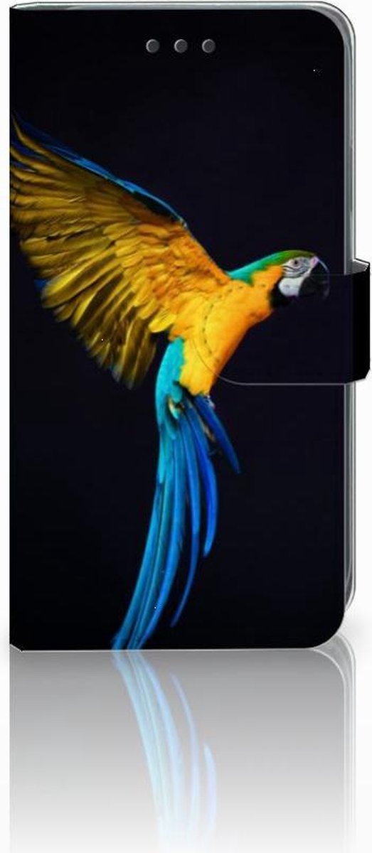 Apple iPhone Xr Telefoonhoesje met Pasjes Papegaai