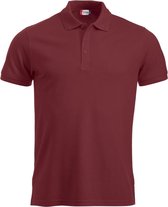 Manhattan heren polo bordeaux m