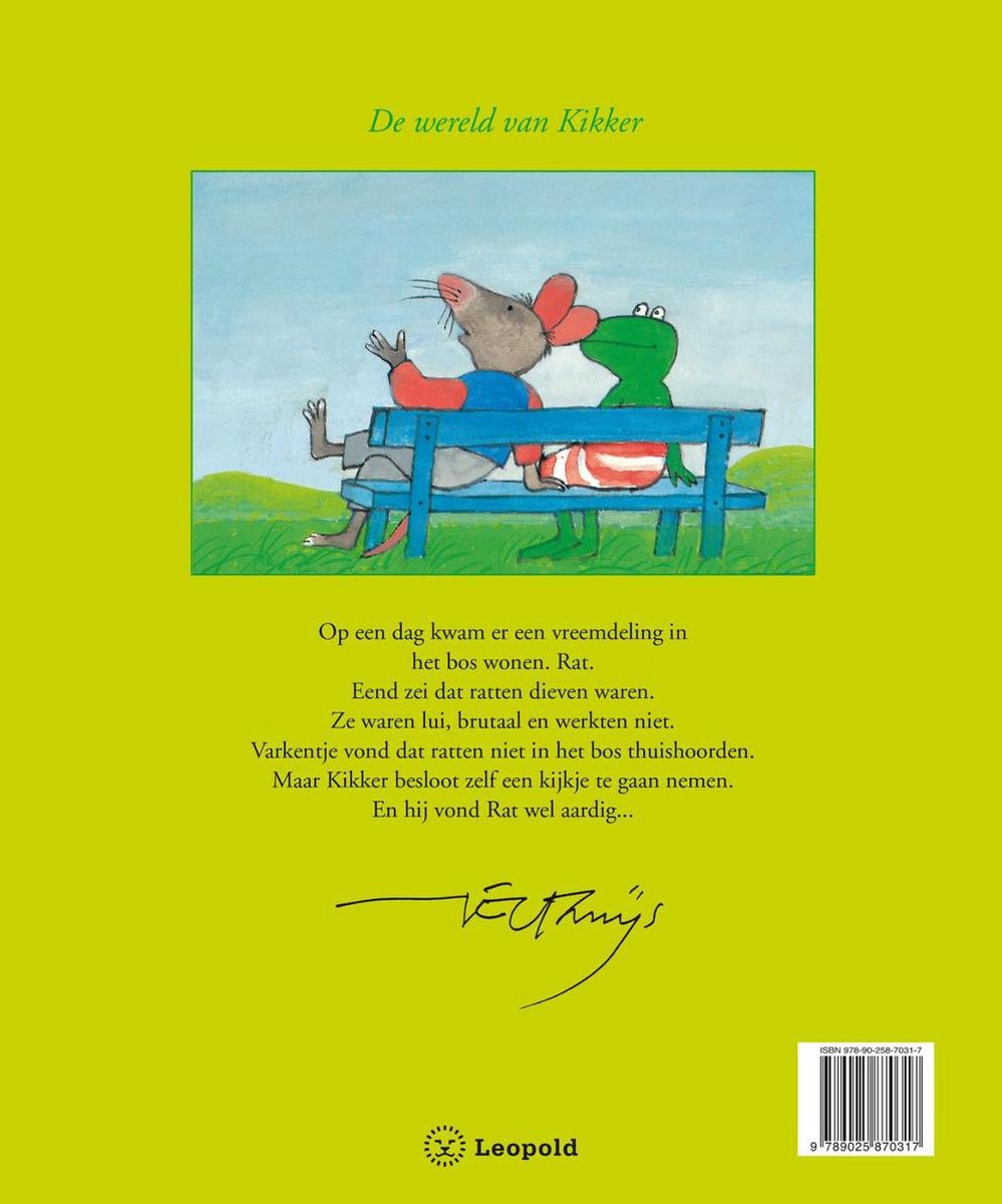 Kikker - Kikker en de vreemdeling - back cover