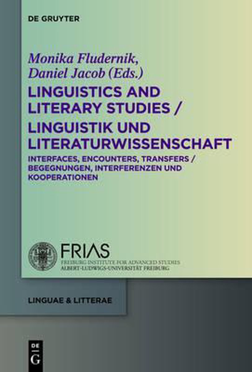 Linguistics And Literary Studies / Linguistik Und Literaturw - Monika Fludernik