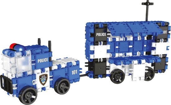 Clics Hero Squad Politie Box 8 in 1 - Constructie blokken