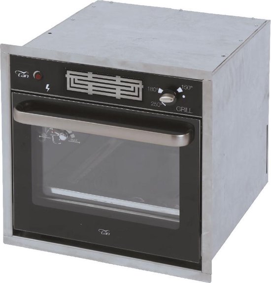 CAN CU5000 RVS gas Oven met Grill inbouw | bol.com