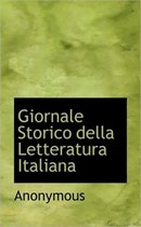 Giornale Storico Della Letteratura Italiana