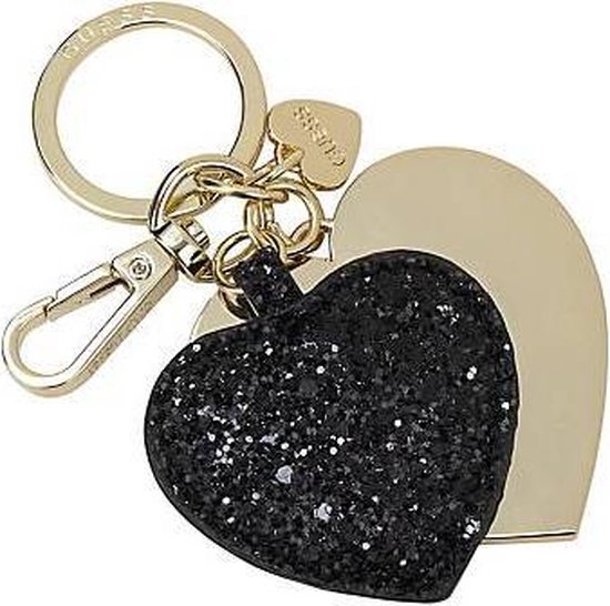 Guess sleutelhanger hart zwart - RWNOT1P8101BLA | bol.com