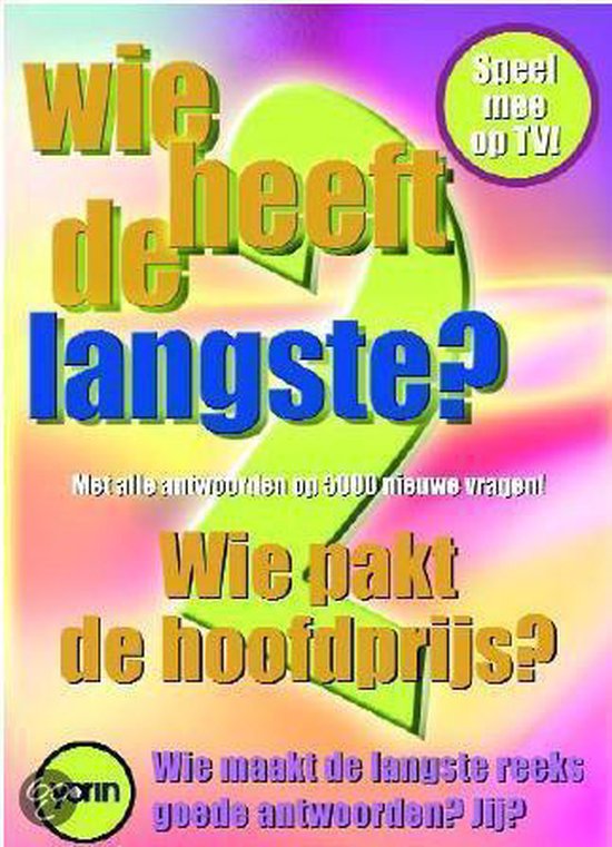 Cover van het boek 'Wie heeft de langste dl 2'