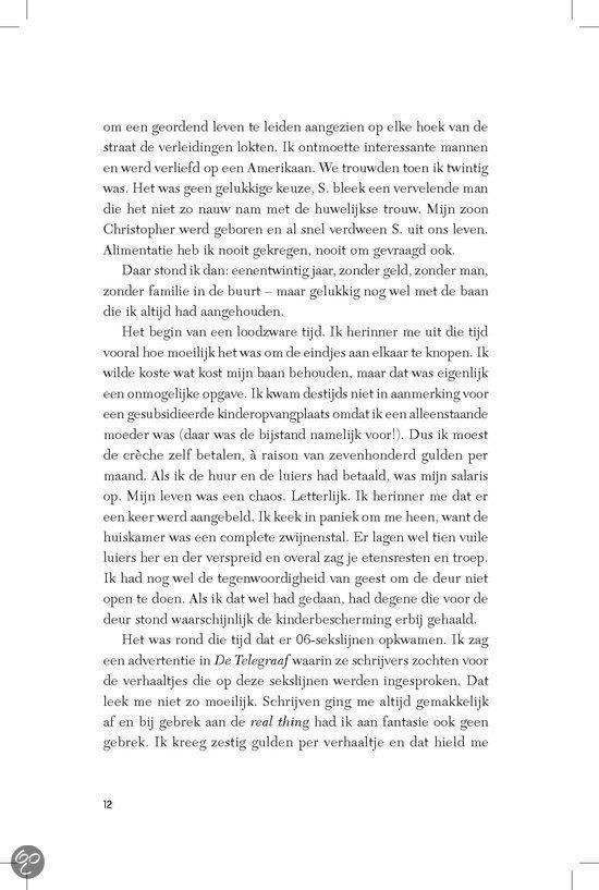 Pagina uit een boek met de titel 'Mijn verhaal'.
