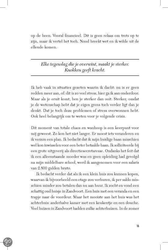 Pagina uit een boek met de titel 'Mijn verhaal'.