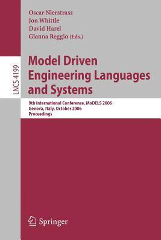 Model Driven Engineering Languages and Systems 9783540457725 Boeken