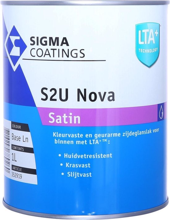 Sigma S2U Nova Satin RAL9010 Gebroken wit 0,5 Liter | bol.com