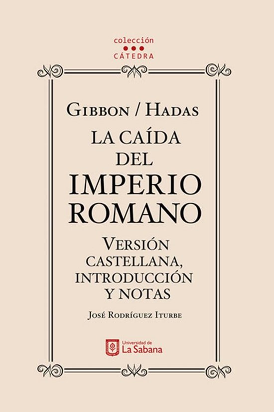 Gibbon/Hadas. La caída del Imperio Romano. Versión castell ... - cover