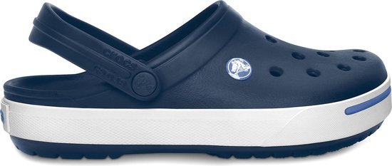 Crocs Crocband II Clogs Senior Slippers - Maat 43 - Unisex - blauw/wit Mt 43-44  | bol.com