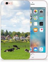 Geschikt voor iPhone 6s Siliconen cover Koeien