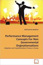 Performance Management Concepts For Non Governmental Orginationsations