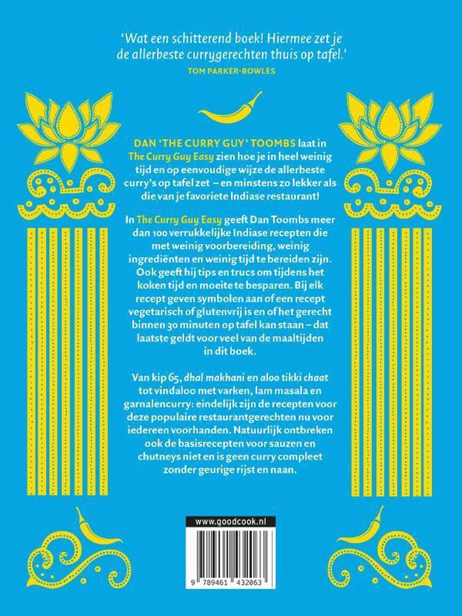 The Curry Guy Easy - back cover