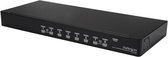 StarTech 8-poort 1U-Rack USB KVM-switch met OSD en Bekabeling