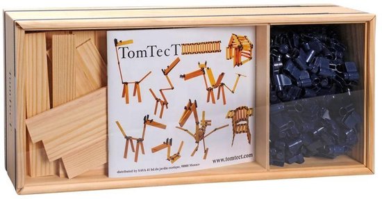 Kapla houten bouwplankjes TomTect 420-delig - Naturel