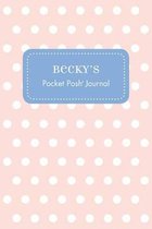 Becky's Pocket Posh Journal, Polka Dot