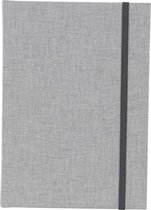 GOLDBUCH GOL-64919 Linum A5 gastenboek 15x21 cm notitieboek grijs als receptieboek