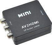 Dreamcast HDMI naar AV/RCA CVBS-Adapter Mini - HDMI2AV - Zwart