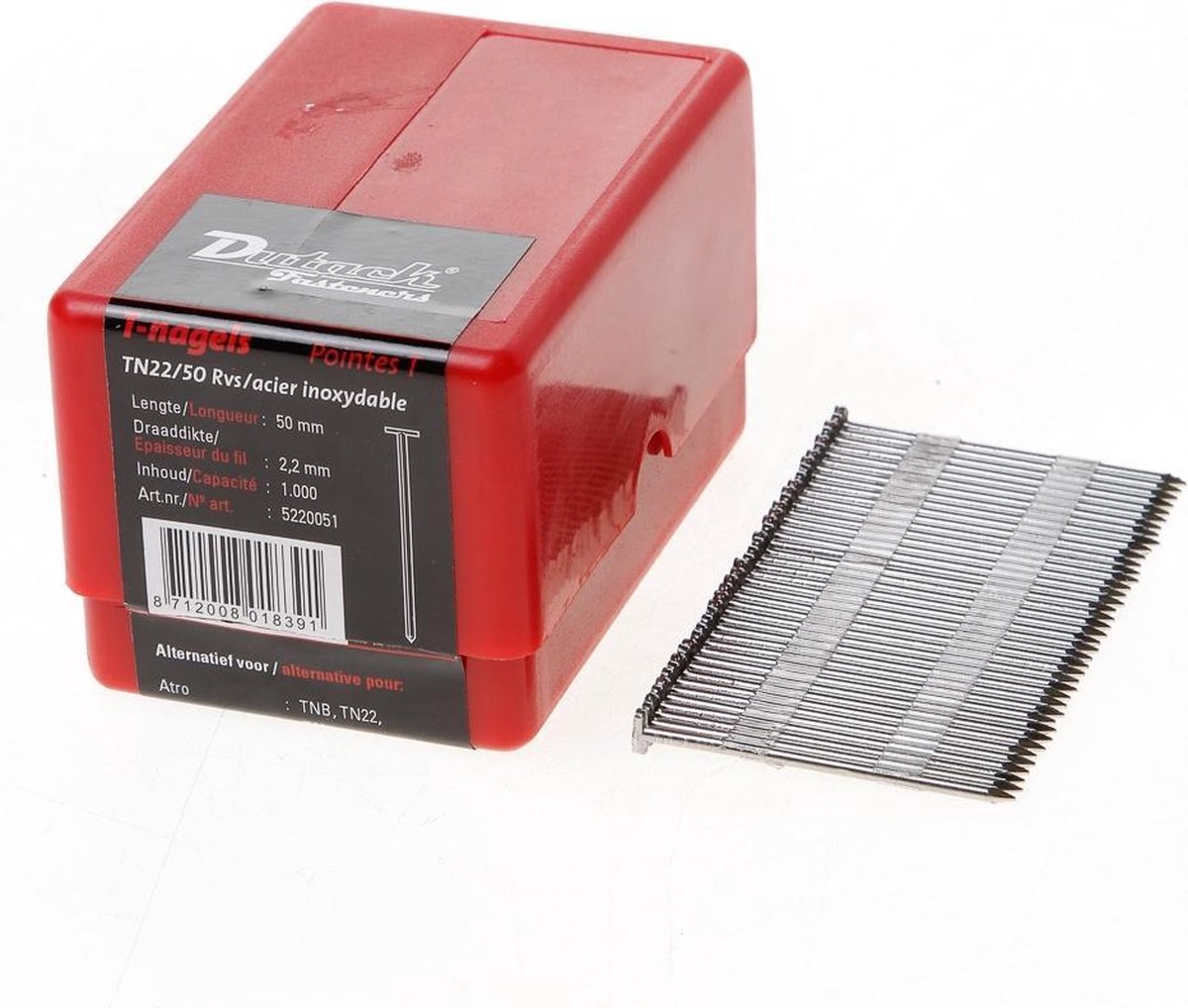 Haubold Dutack RVS TN22 2.2 x 50mm