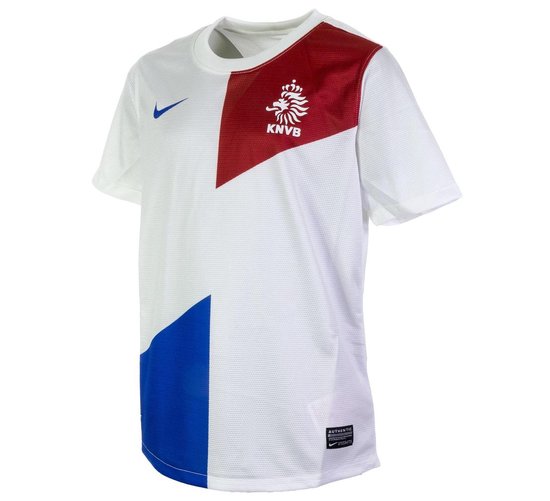 Nike Nederlands Uit Shirt Junior Sportshirt - Maat XL - Unisex - wit/rood/blauw |